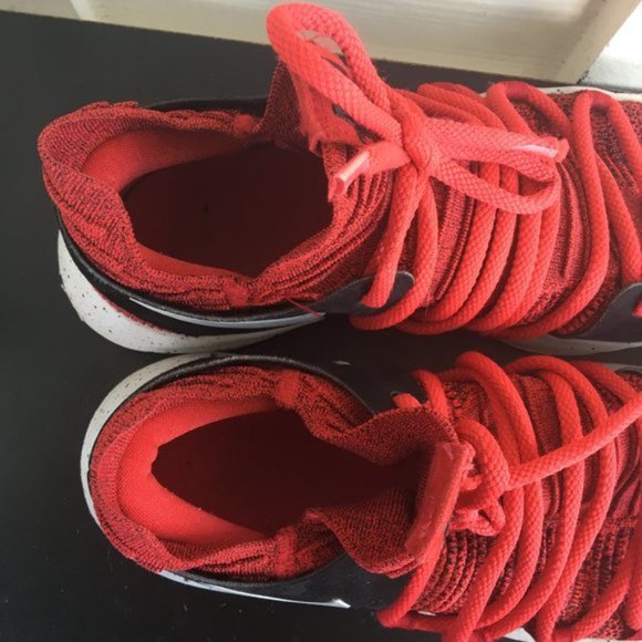 Nike Men's Zoom Kevin Durant KD 10 Red Velvet Basketball Shoes Sneakers size 8.5 - Picture 7 of 15